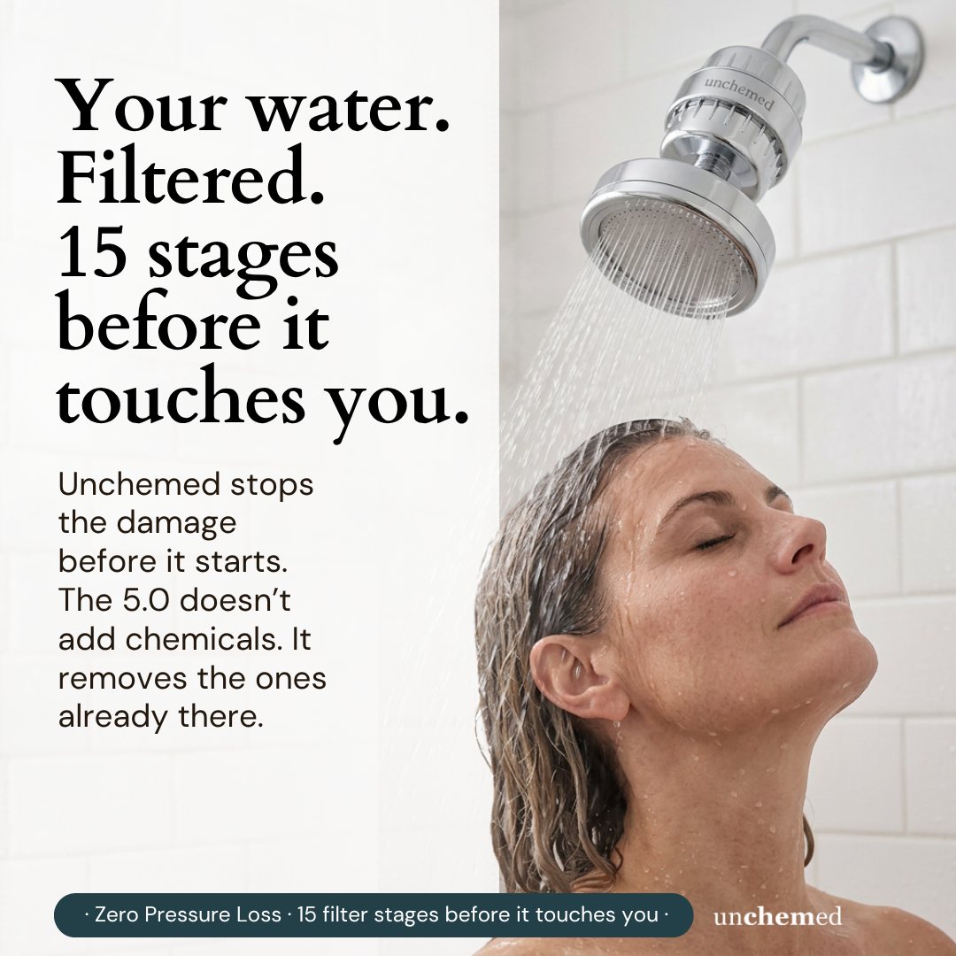 Unchemed Wall Mount Showerhead